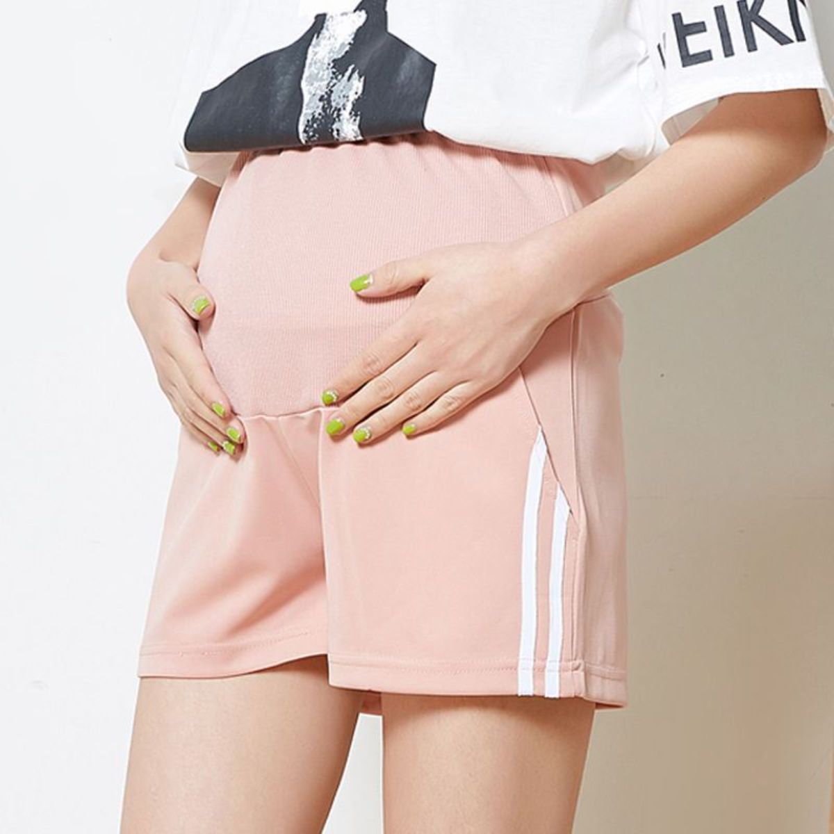 Pregnant women's shorts summer outdoor wear suit bottoming thin pregnant women pants