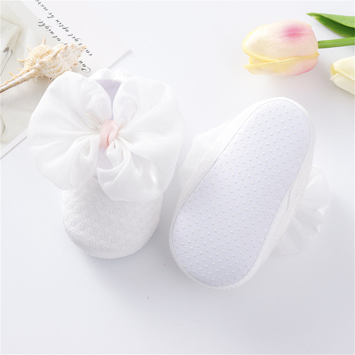 Baby Mesh Bow Princess Shoes