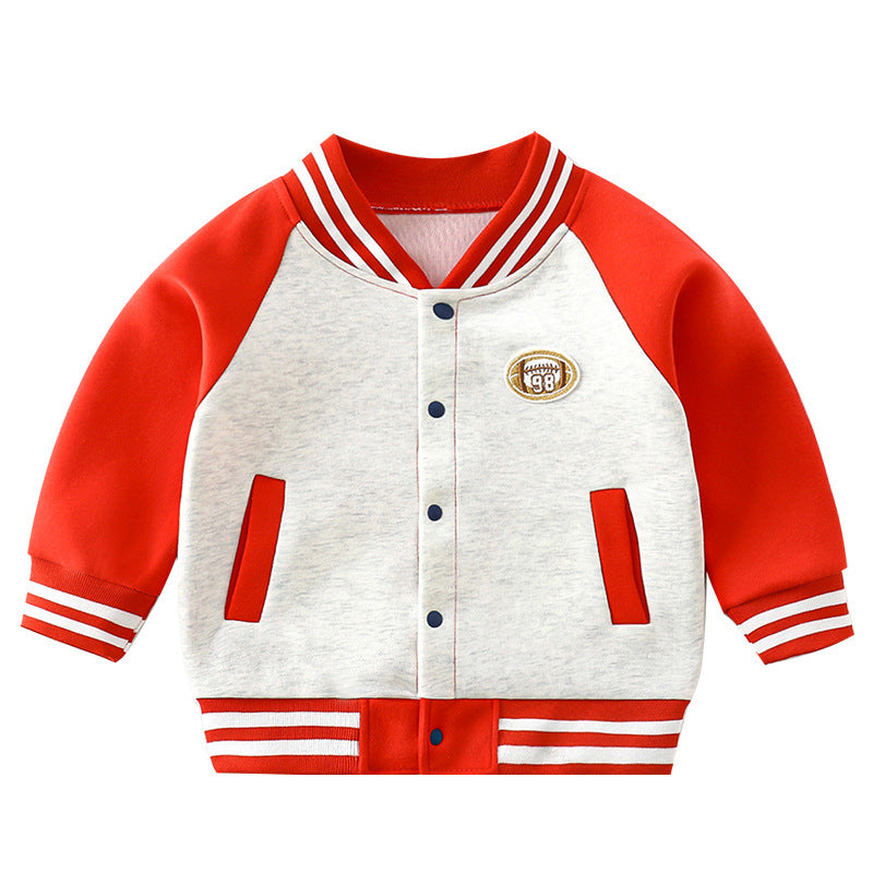 Children's baseball jacket casual boys' jacket