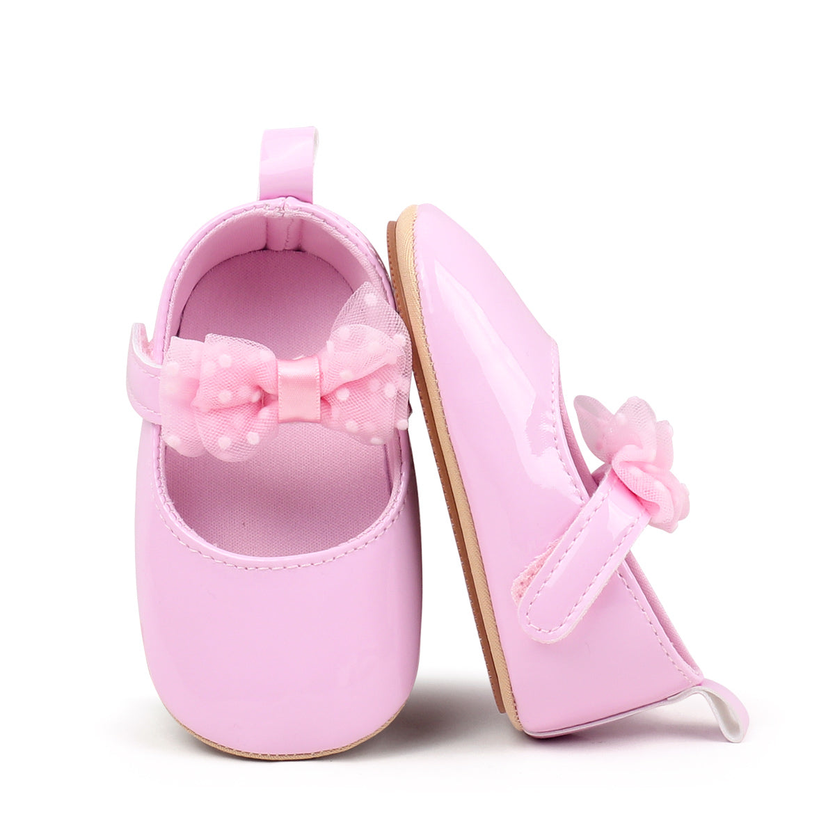 Toddler shoes mesh bowknot soft sole non-slip outdoor princess shoes