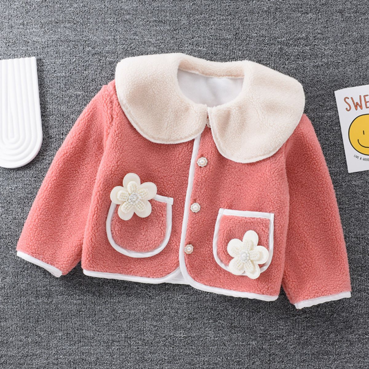 girls autumn and winter fleece jacket