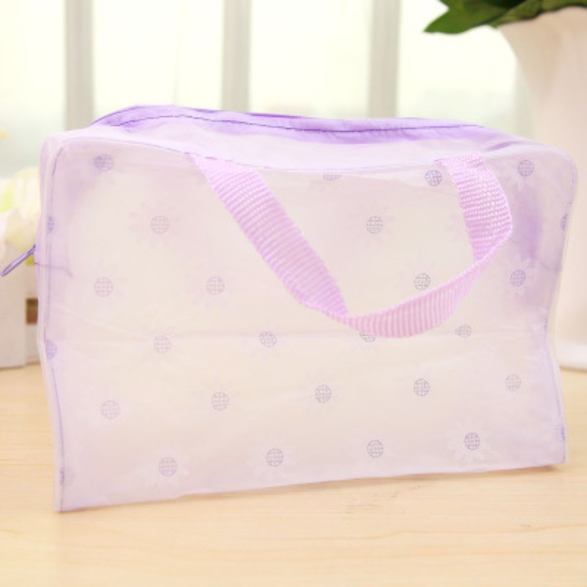 Floral travel toiletry bag cosmetic storage toiletry bag bath supplies storage bag