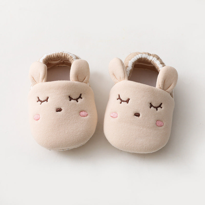 Spring and autumn new baby shoes and socks floor shoes baby toddler socks non-slip children's floor socks short tube shoes socks