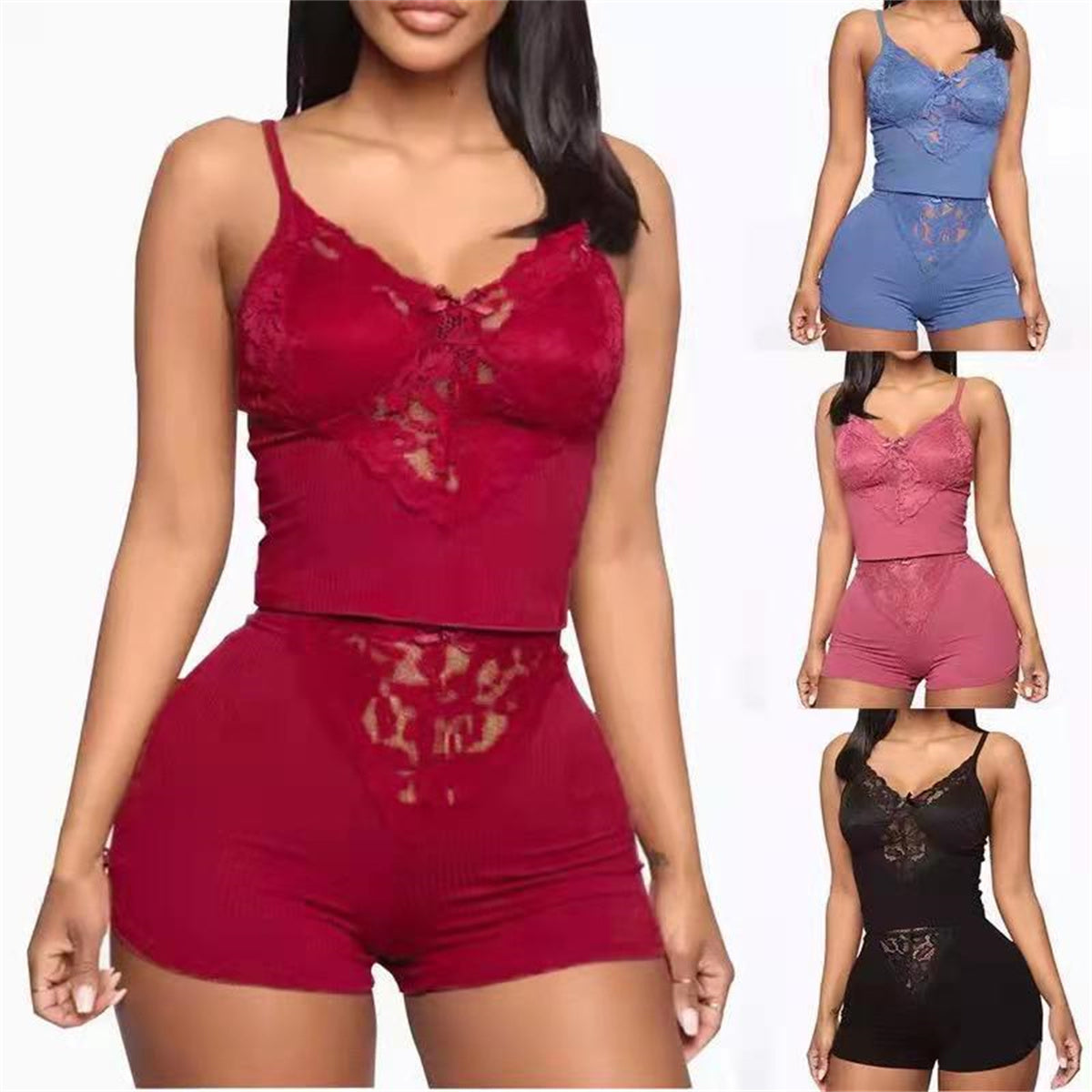 Comfortable lace sexy lingerie set