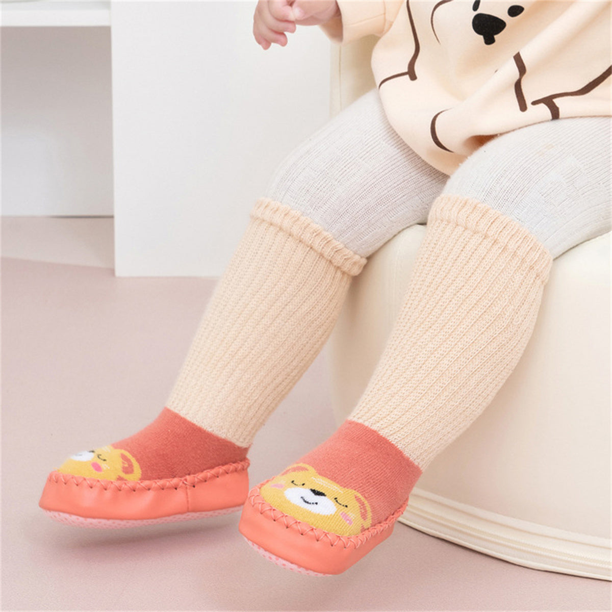 Children's cartoon pattern anti-slip socks