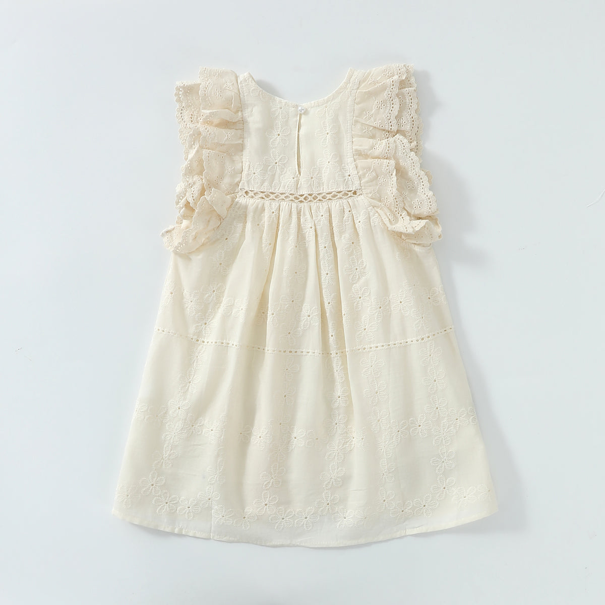Small Flying Sleeve Lace Dress