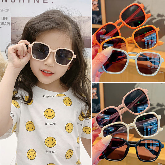 Children's solid color glasses