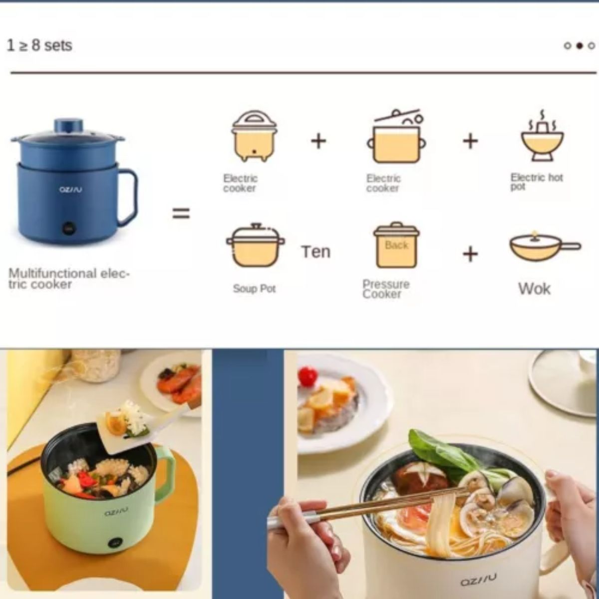 British standard multi-function convenient electric cooker