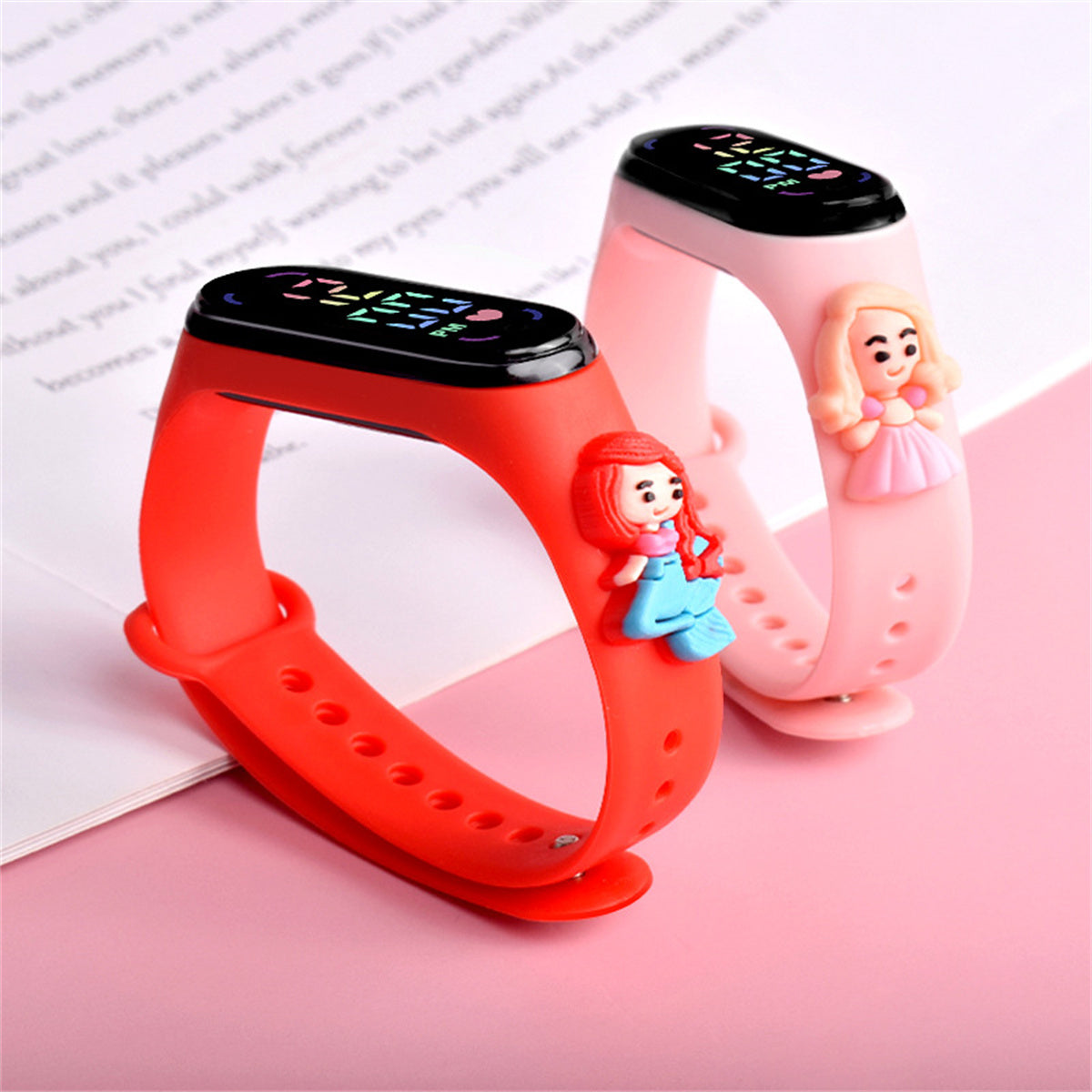 Children's Anime Princess LED Doll Watch