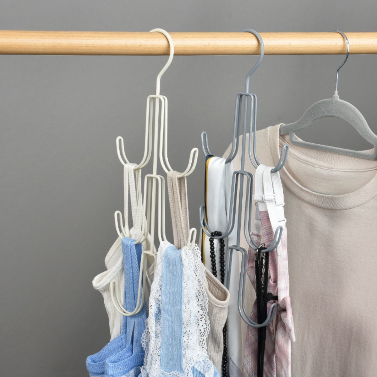 Multifunctional iron bag and coat hanger