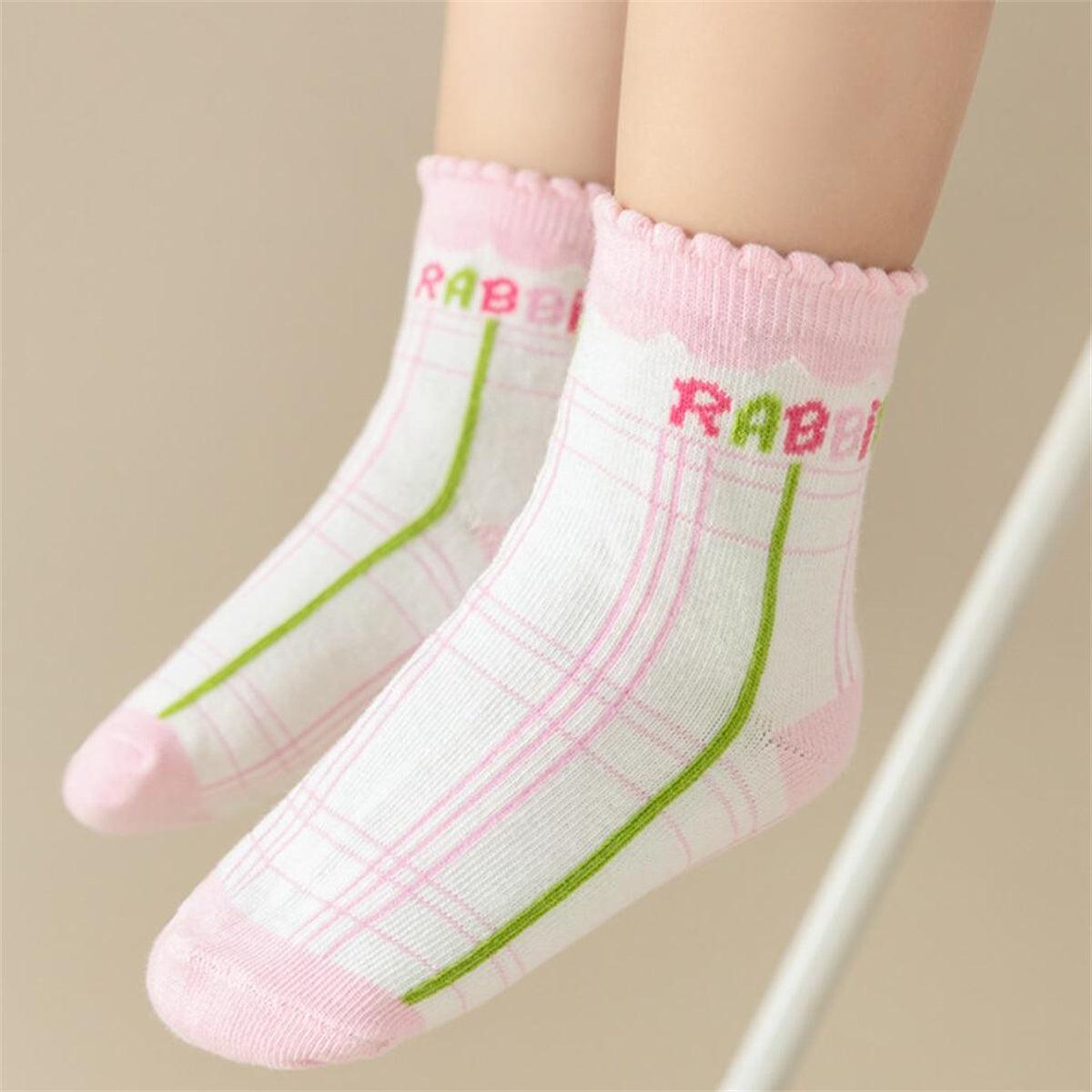 Children's 5-Pair Bunny Socks