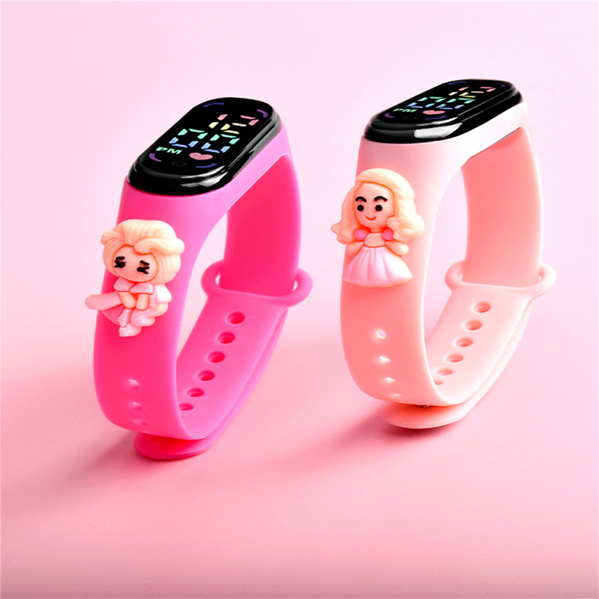 Children's Anime Princess LED Doll Watch