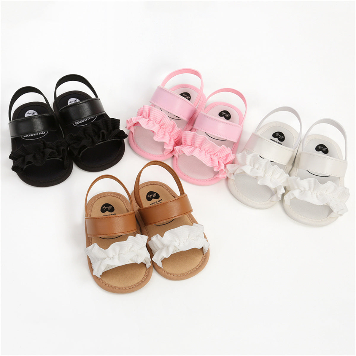 Baby ruffle sandals