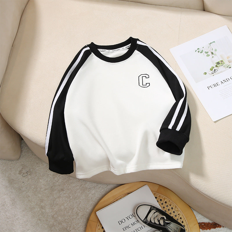 Base shirt long sleeve T-shirt all-match children's top