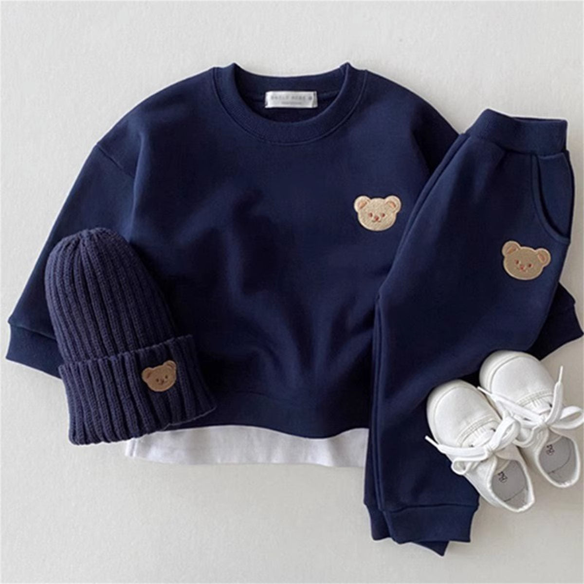 baby sweatshirt pants bear two piece set