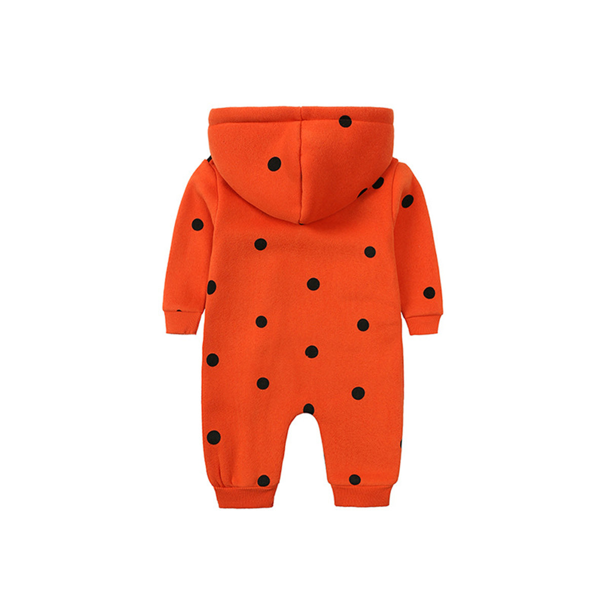 Baby hooded romper long sleeve fleece clothes