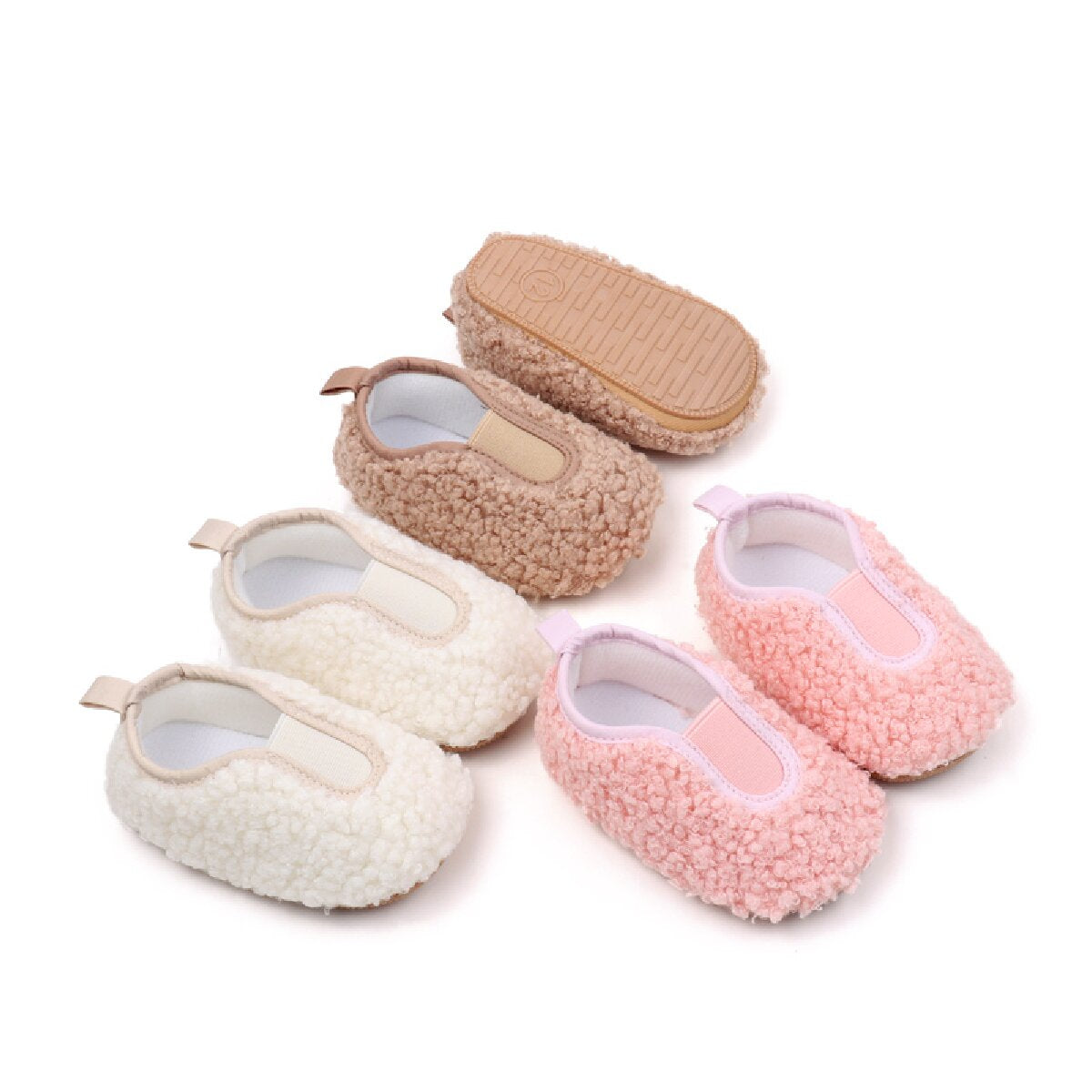 Infant and toddler shoes plush warm baby shoes