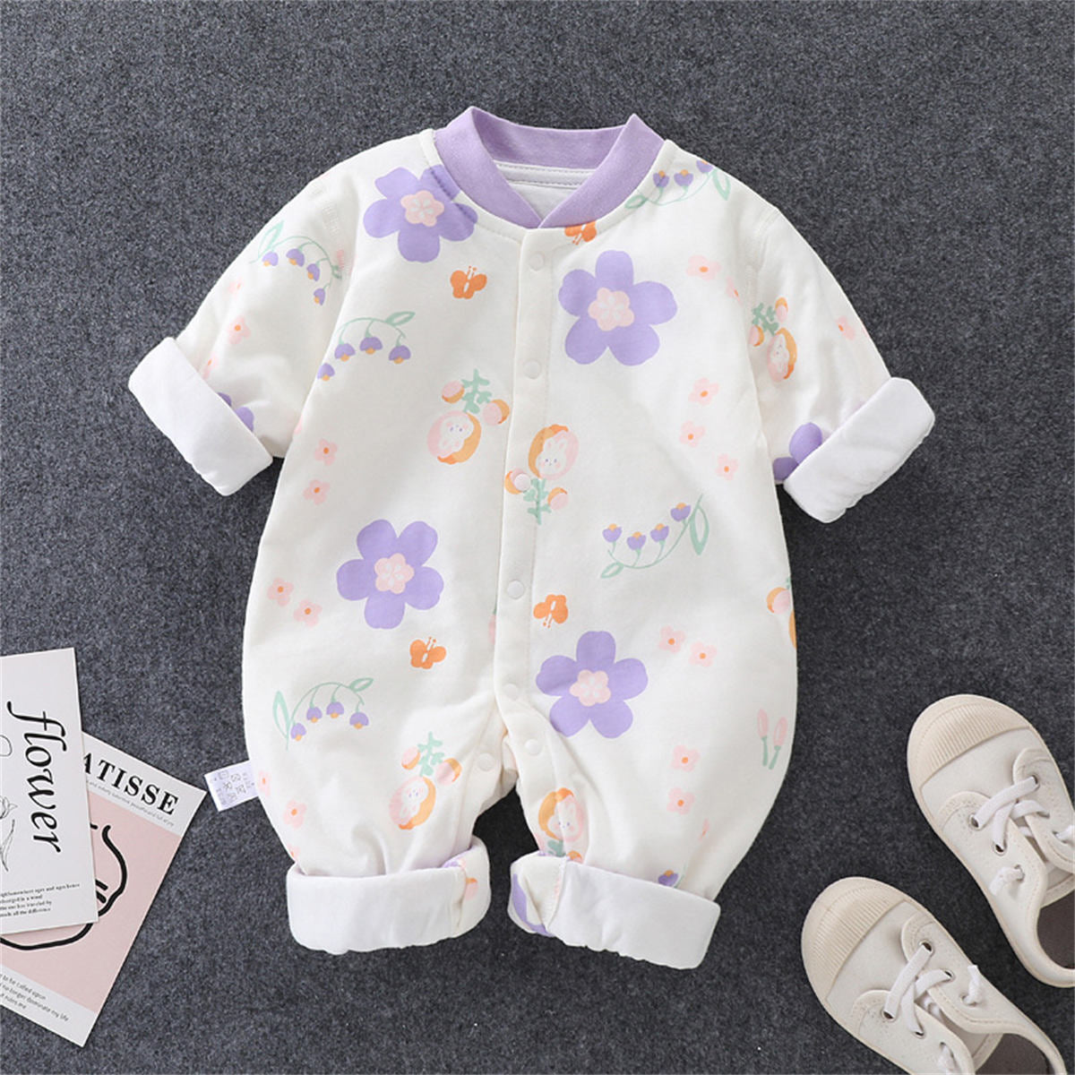 Baby onesie quilted warm romper