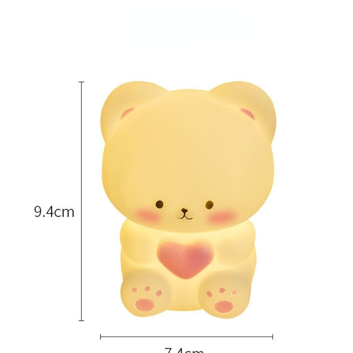 Love Bear Night Light Cute Bedroom Mood Light