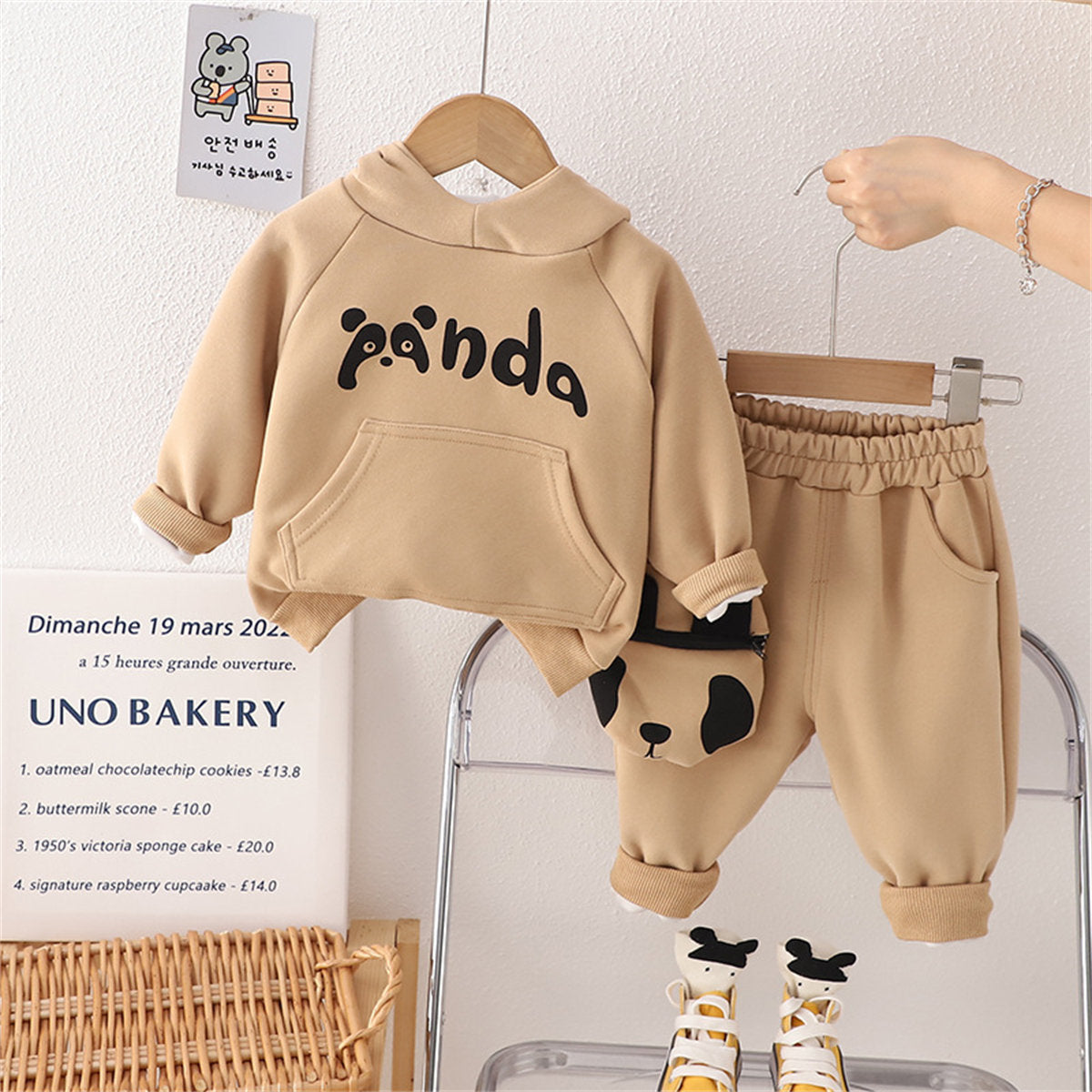 Boys two piece hooded sweatshirt suit