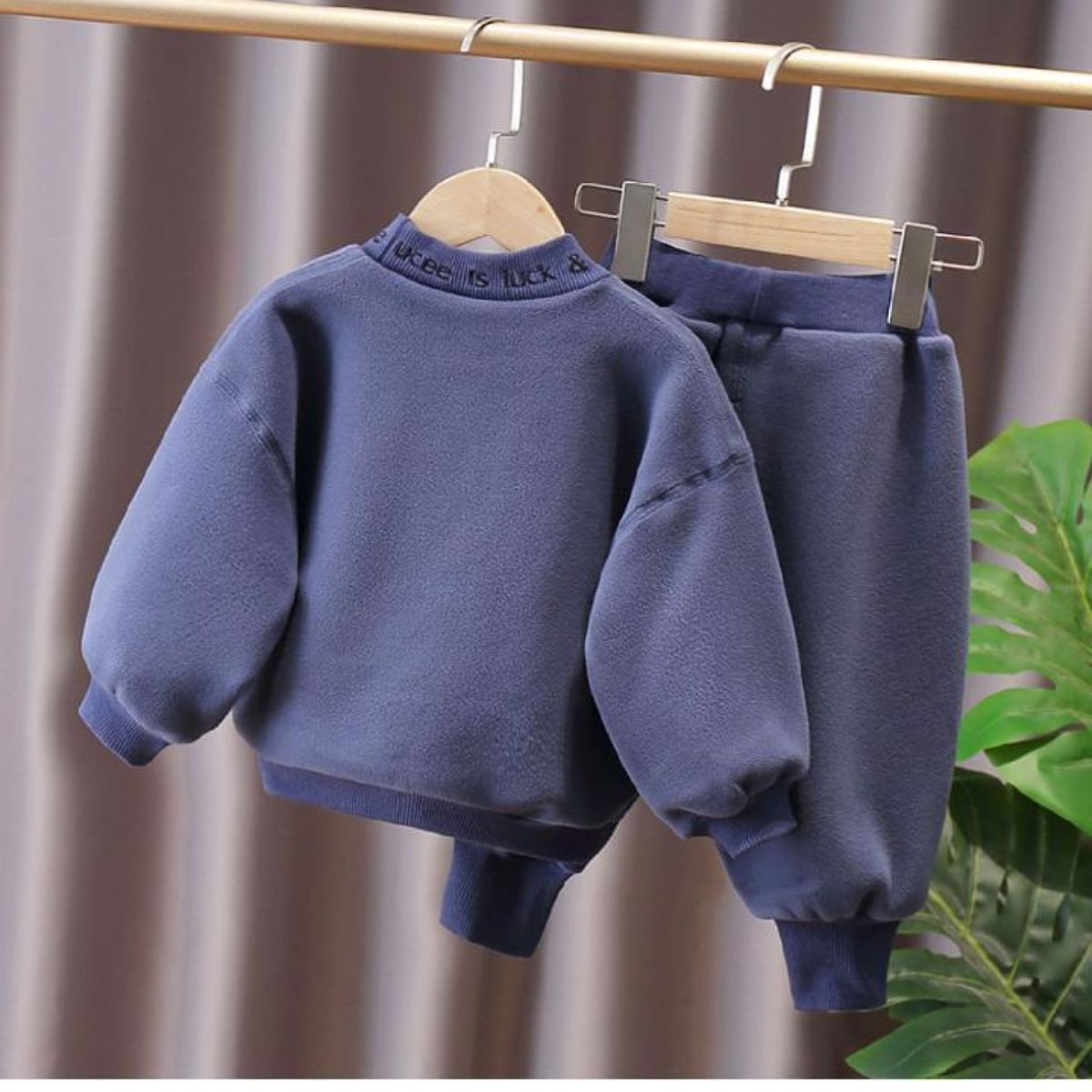 Autumn and winter boys and girls long sleeve sweatshirt suit