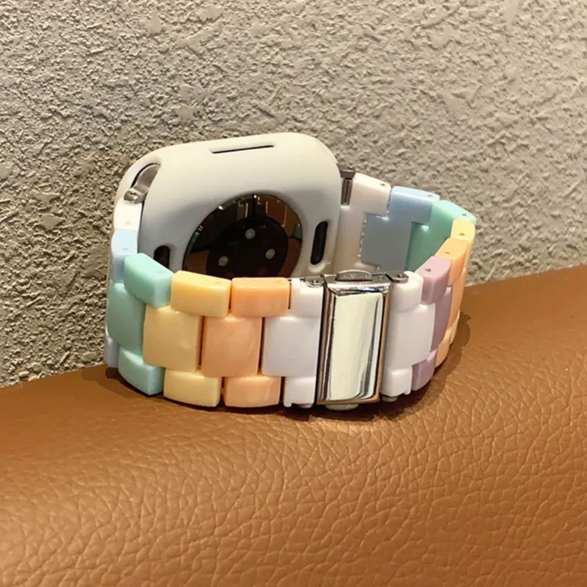 Replacement resin strap for Apple Watch