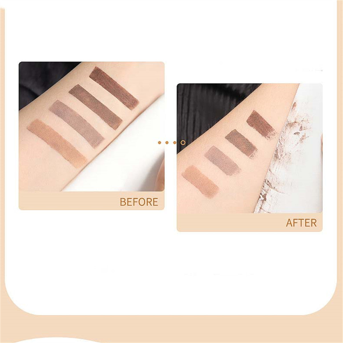 Natural three-dimensional multi-functional waterproof and sweat-proof eyebrow dye