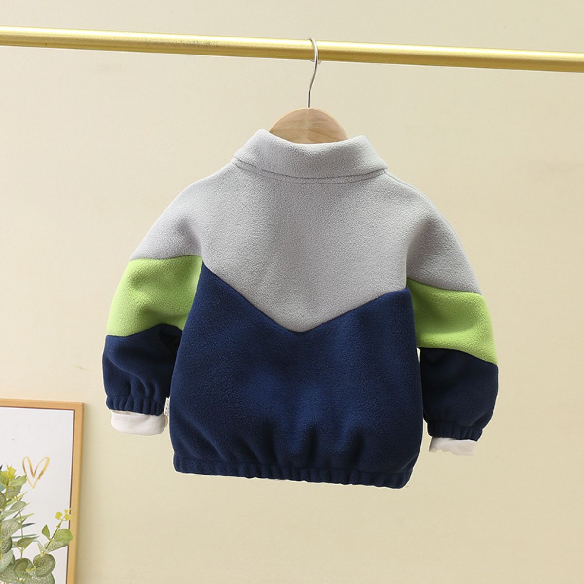 Boys autumn and winter polar fleece jacket