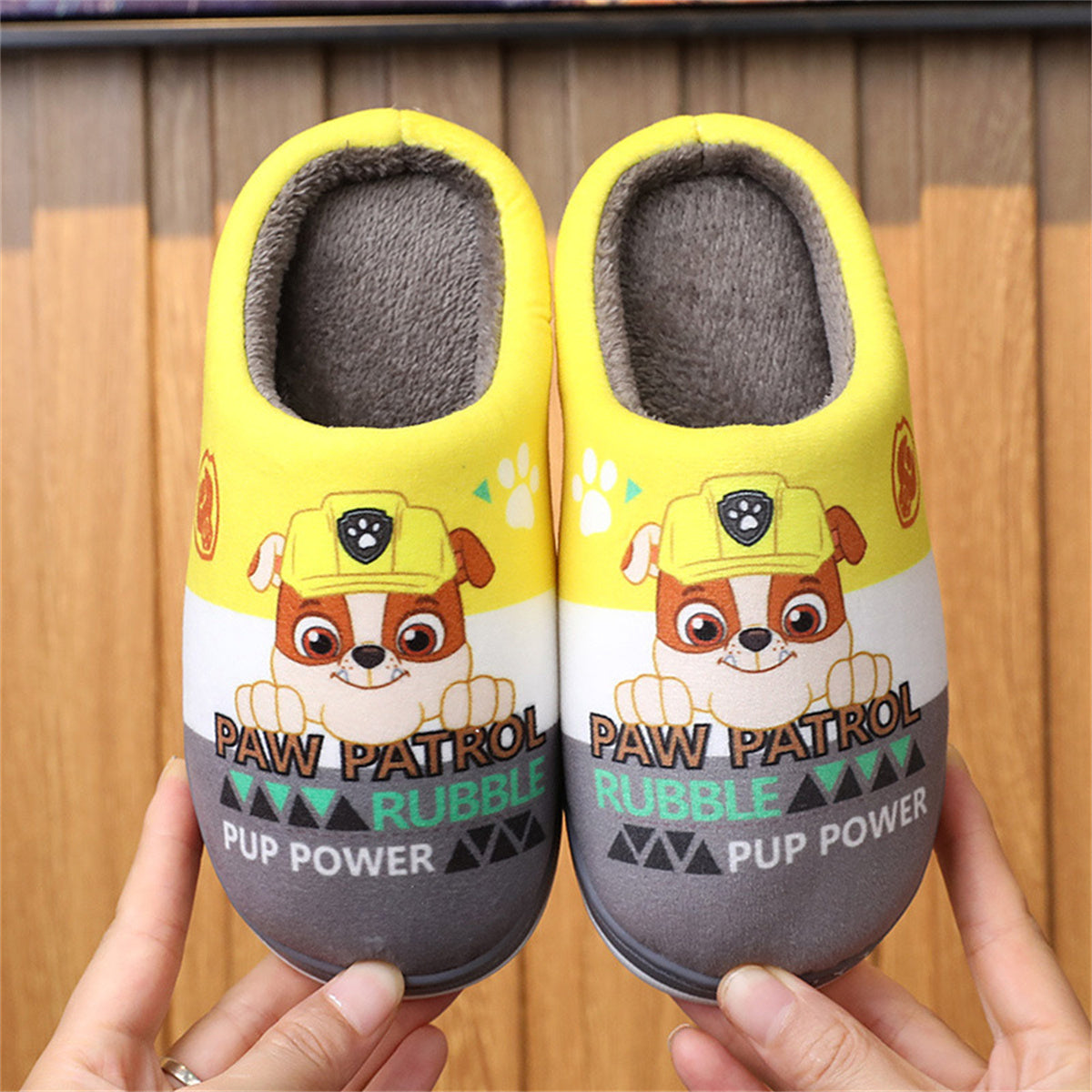 Paw Patrol Letters Cartoon Cute Style Baotou cotton mop for Boys and Girls