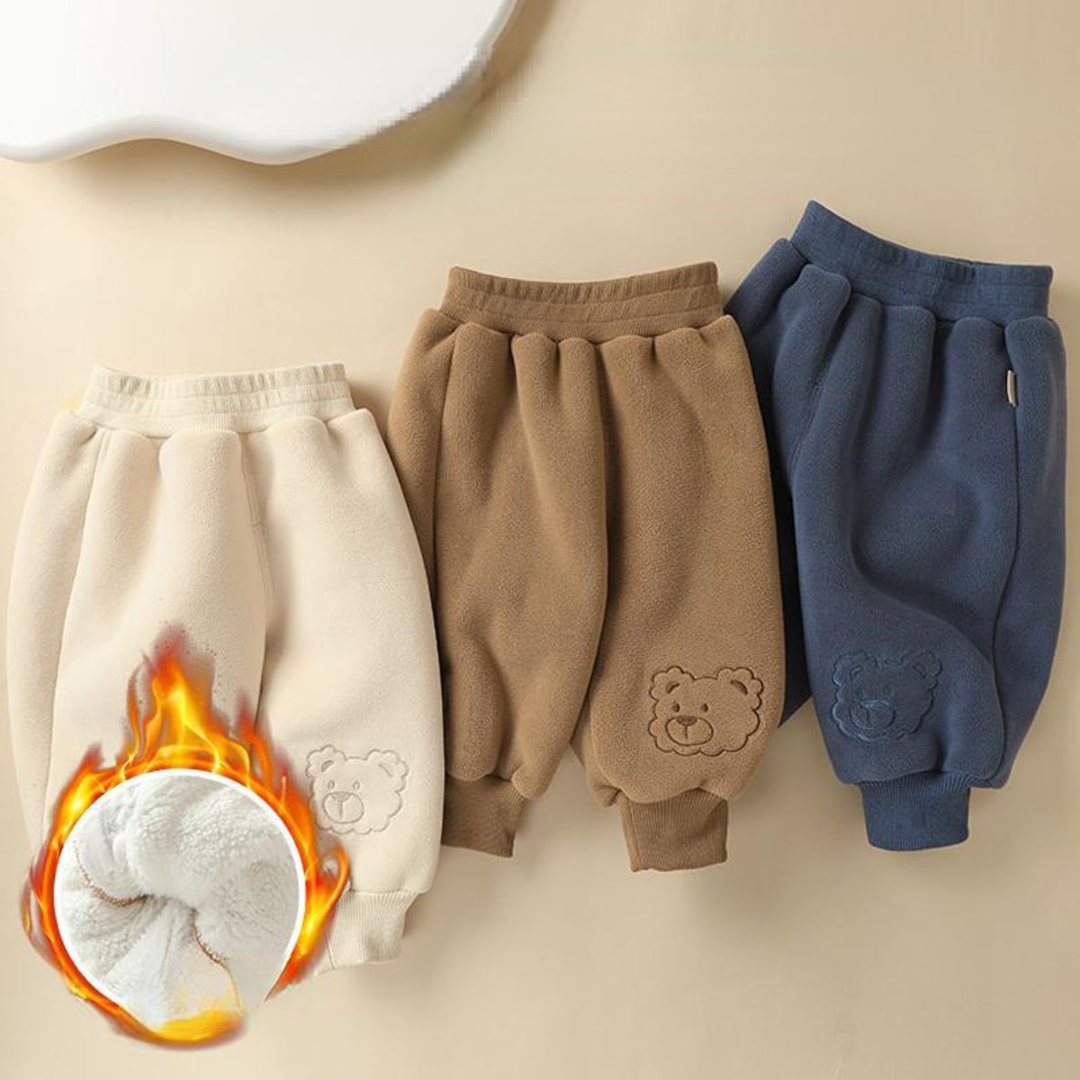 Baby winter fleece long trousers