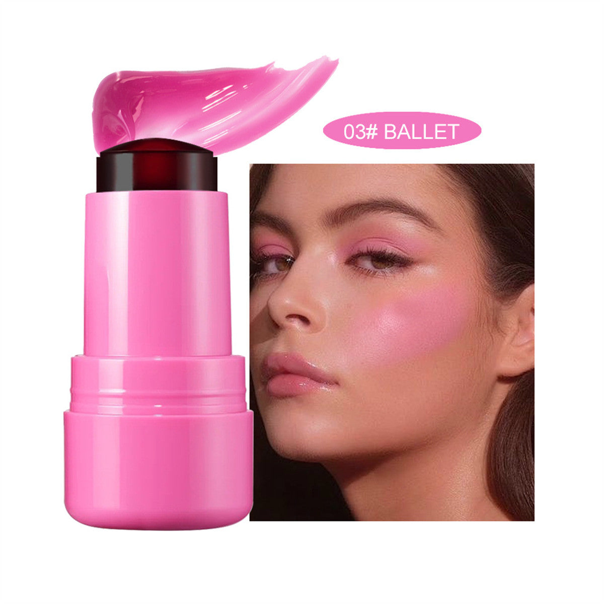 Jelly blush lipstick universal color long-lasting makeup lip and cheek dual-purpose blush