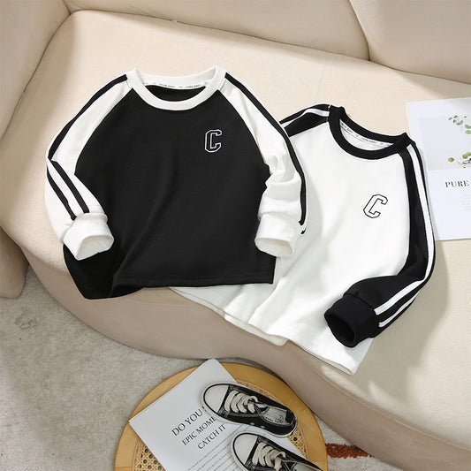 Base shirt long sleeve T-shirt all-match children's top