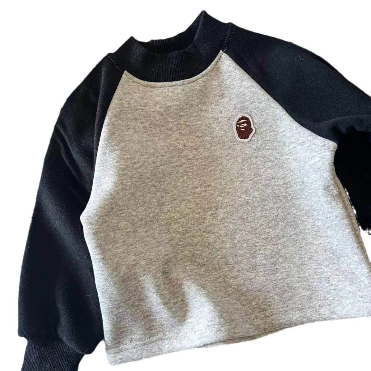 Boys and girls fleece bottoming sweatshirt