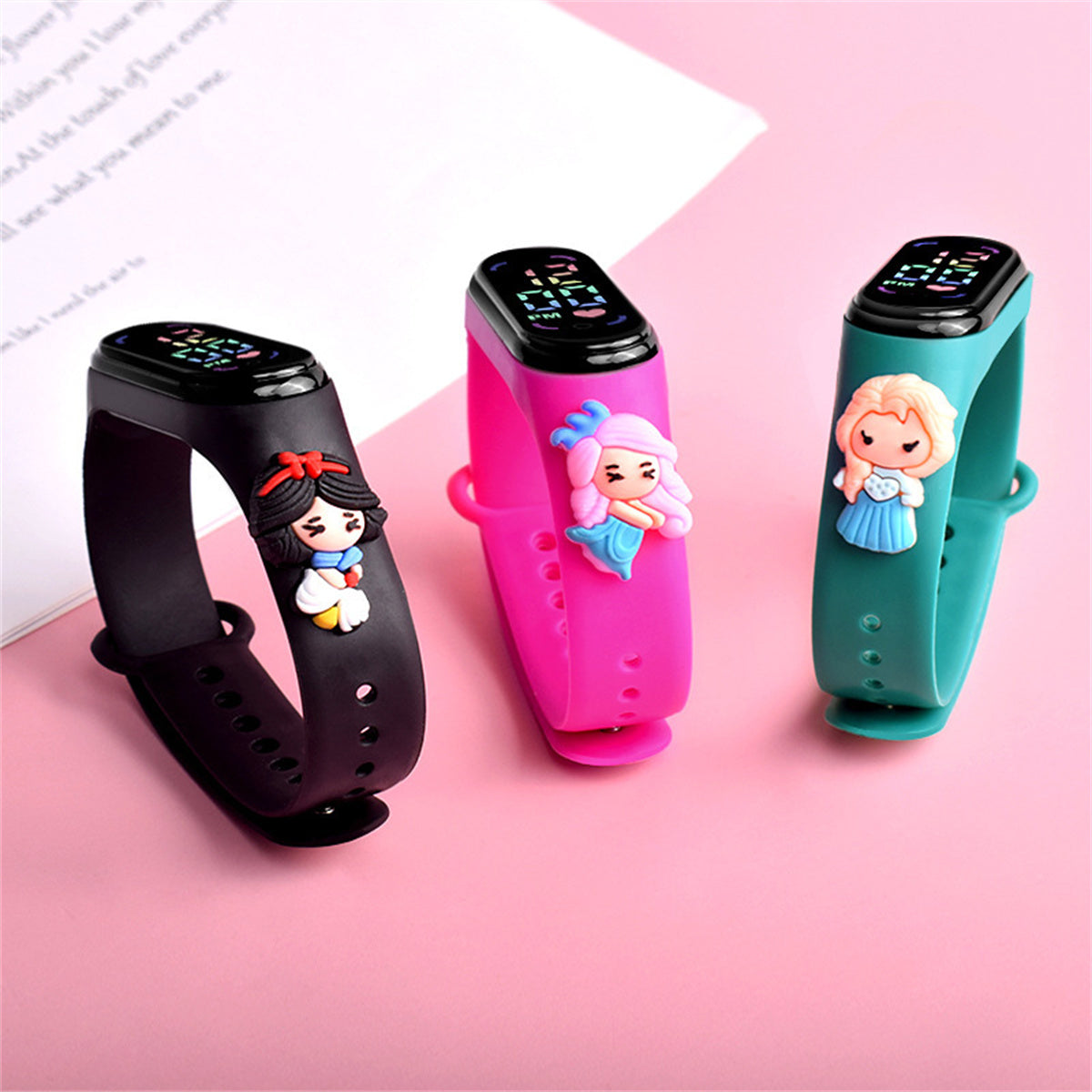 Children's Anime Princess LED Doll Watch