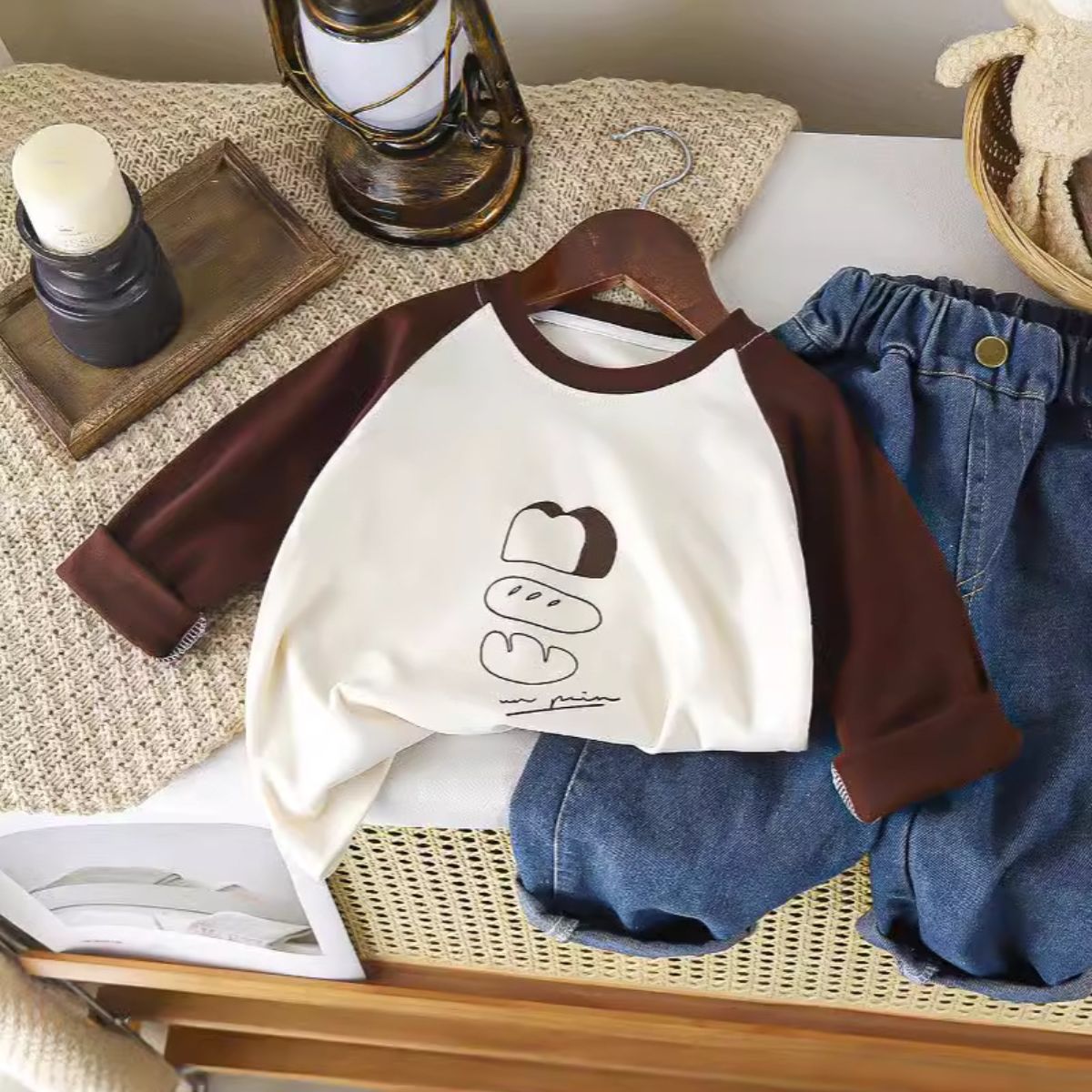 Children's clothing boys spring and autumn clothing long-sleeved T-shirt new children's autumn raglan bottoming shirt top boy