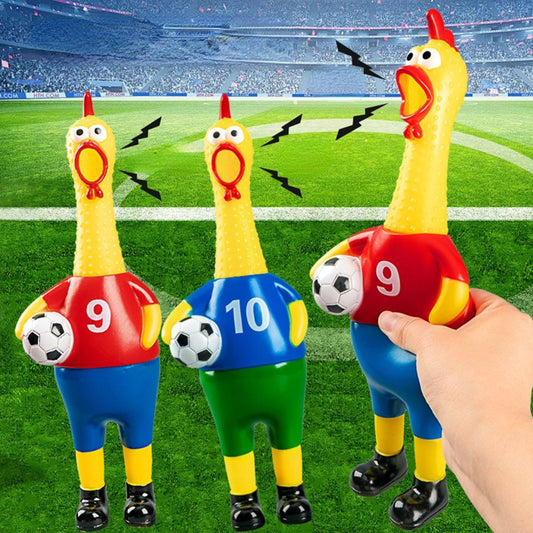 Children&#39;s creative football screaming chicken