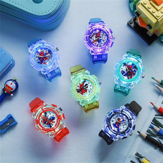 Children's cartoon luminous watch