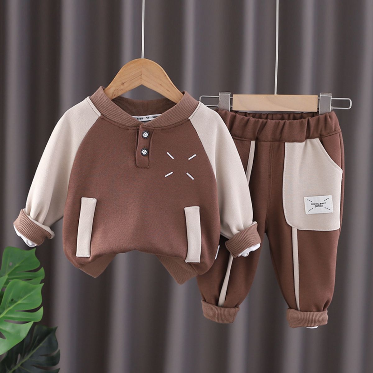 Baby spring suit handsome boy clothes new style children's spring and autumn clothes children's clothes two-piece suit