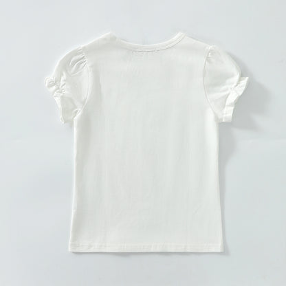 Lettering floral T-shirt