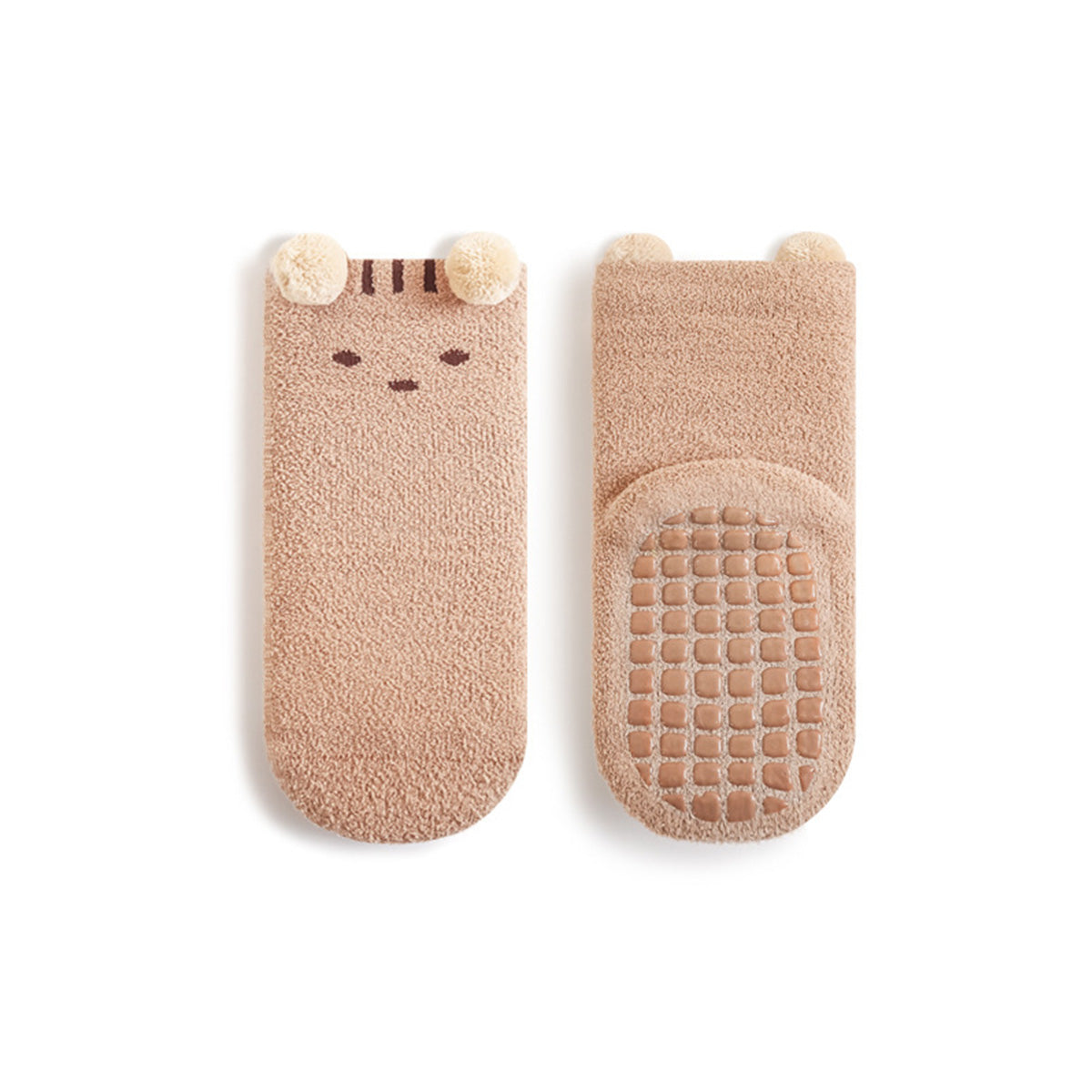 Children's cute doll embroidered pattern socks