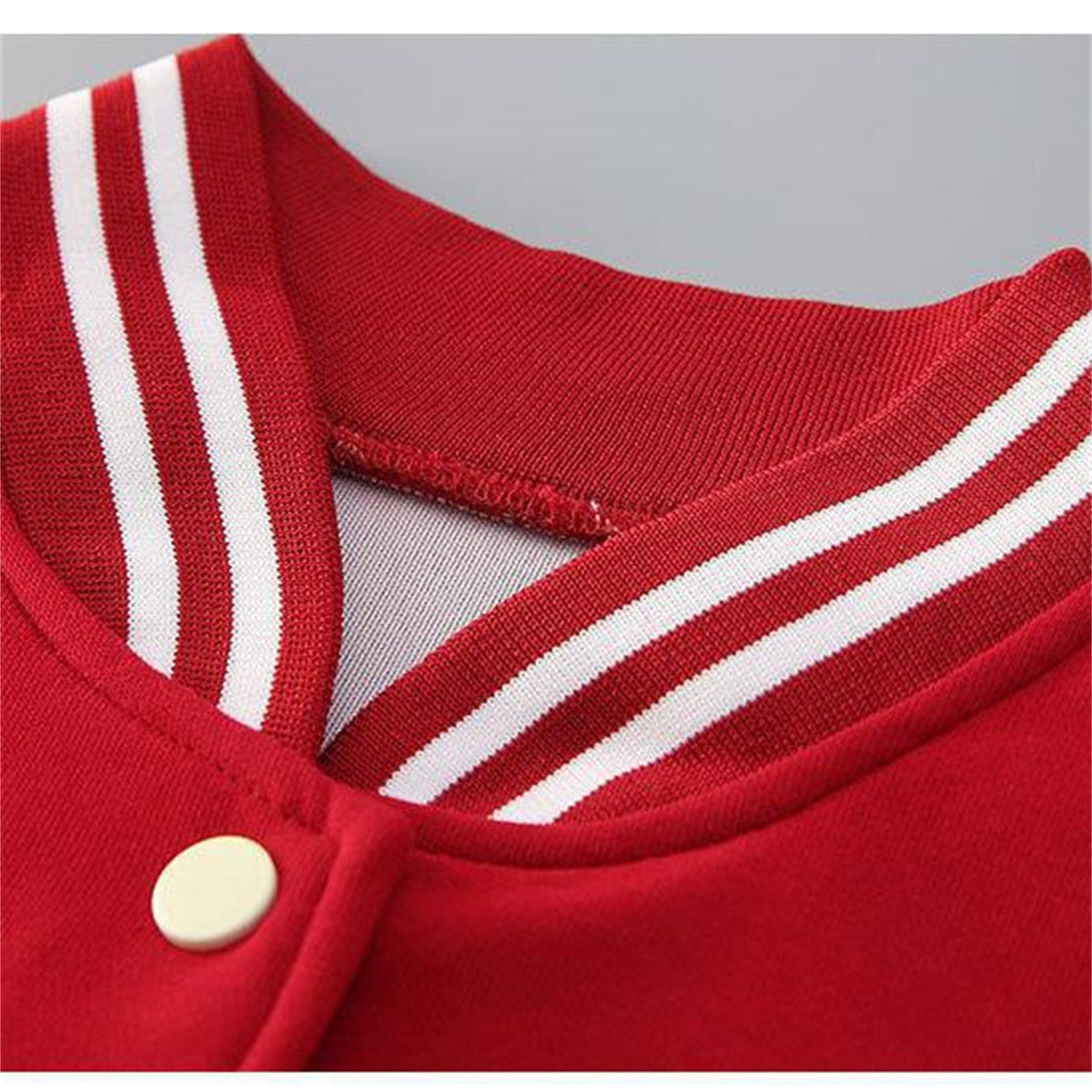 Thick fashionable tops for middle and large children, baseball jackets