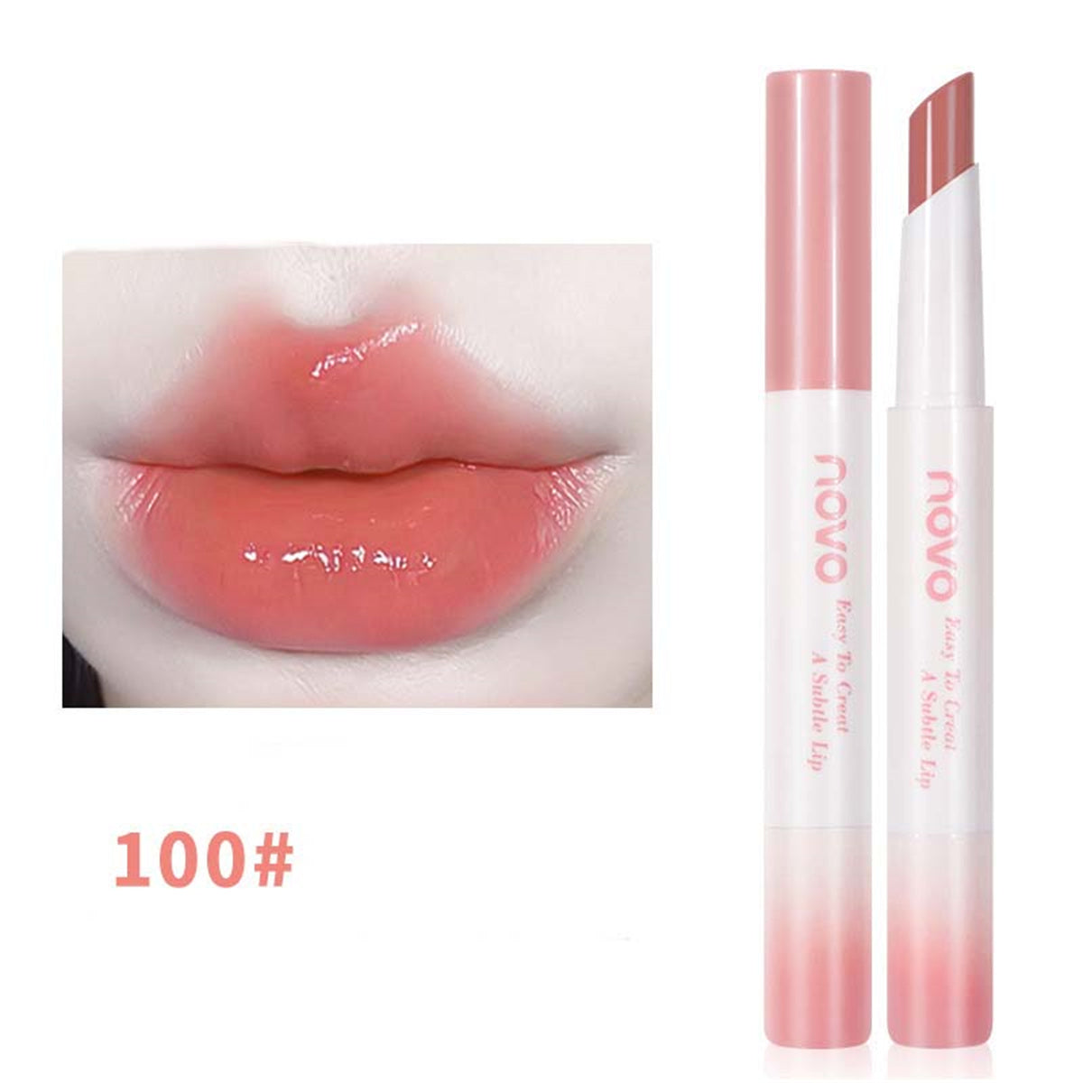 Watery mirror lip glaze does not stick to cups and does not fade. Party-style moist lip glaze