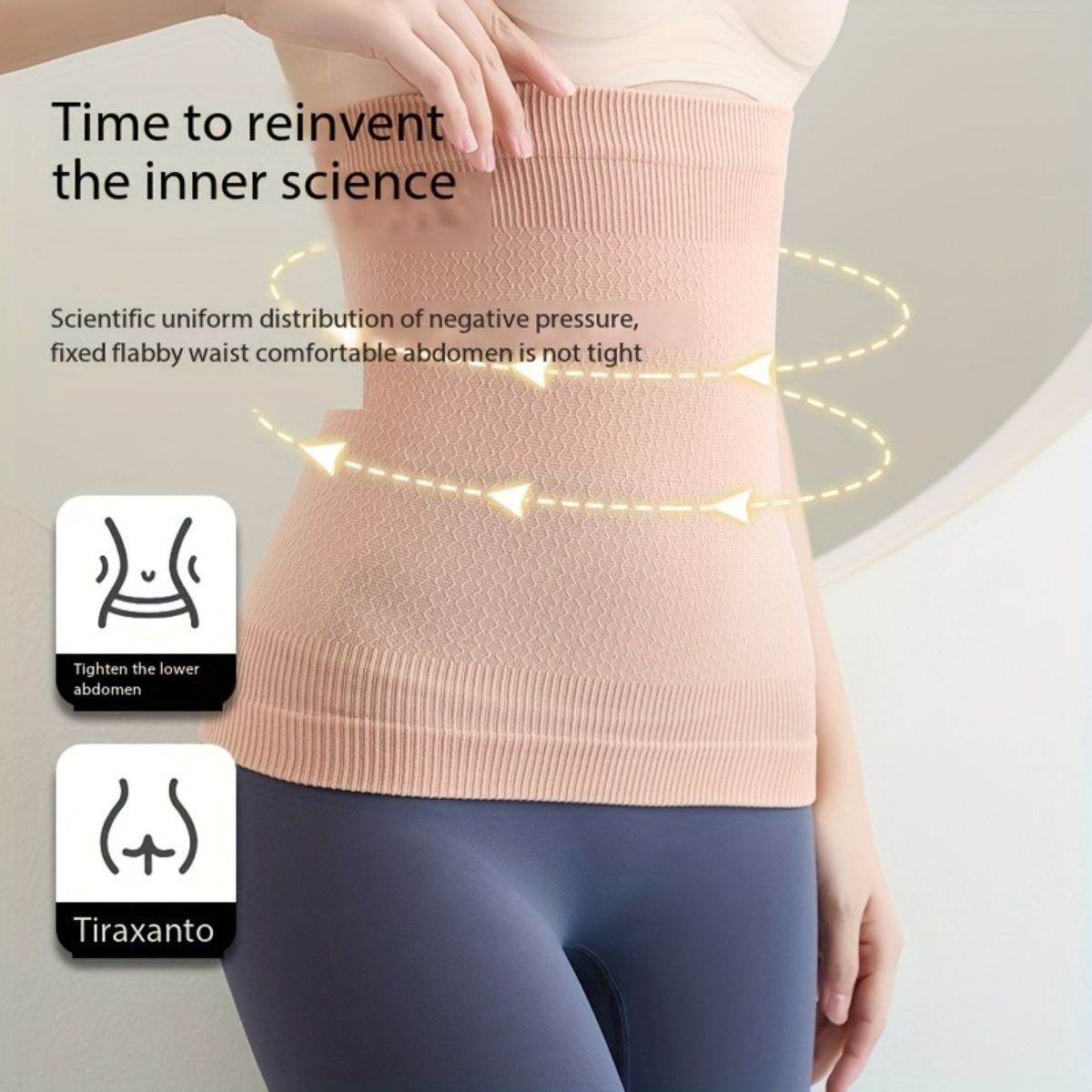 Four seasons constant temperature seamless waist protector for postpartum repair universal waist circumference and abdomen