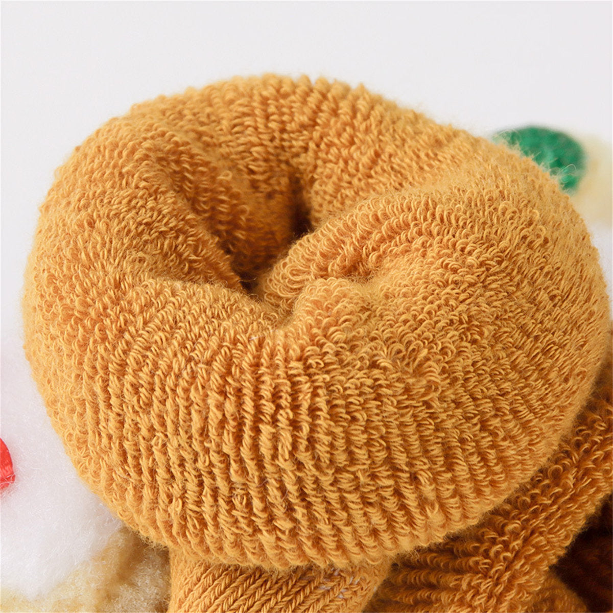 Baby autumn and winter style furry Christmas doll warm non-slip baby socks