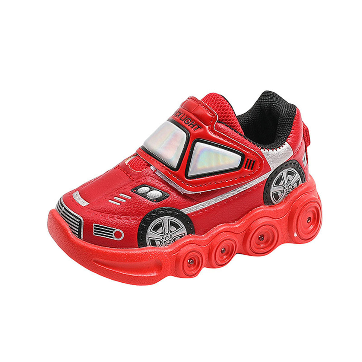 Little boy autumn luminous racing style cool sports shoes