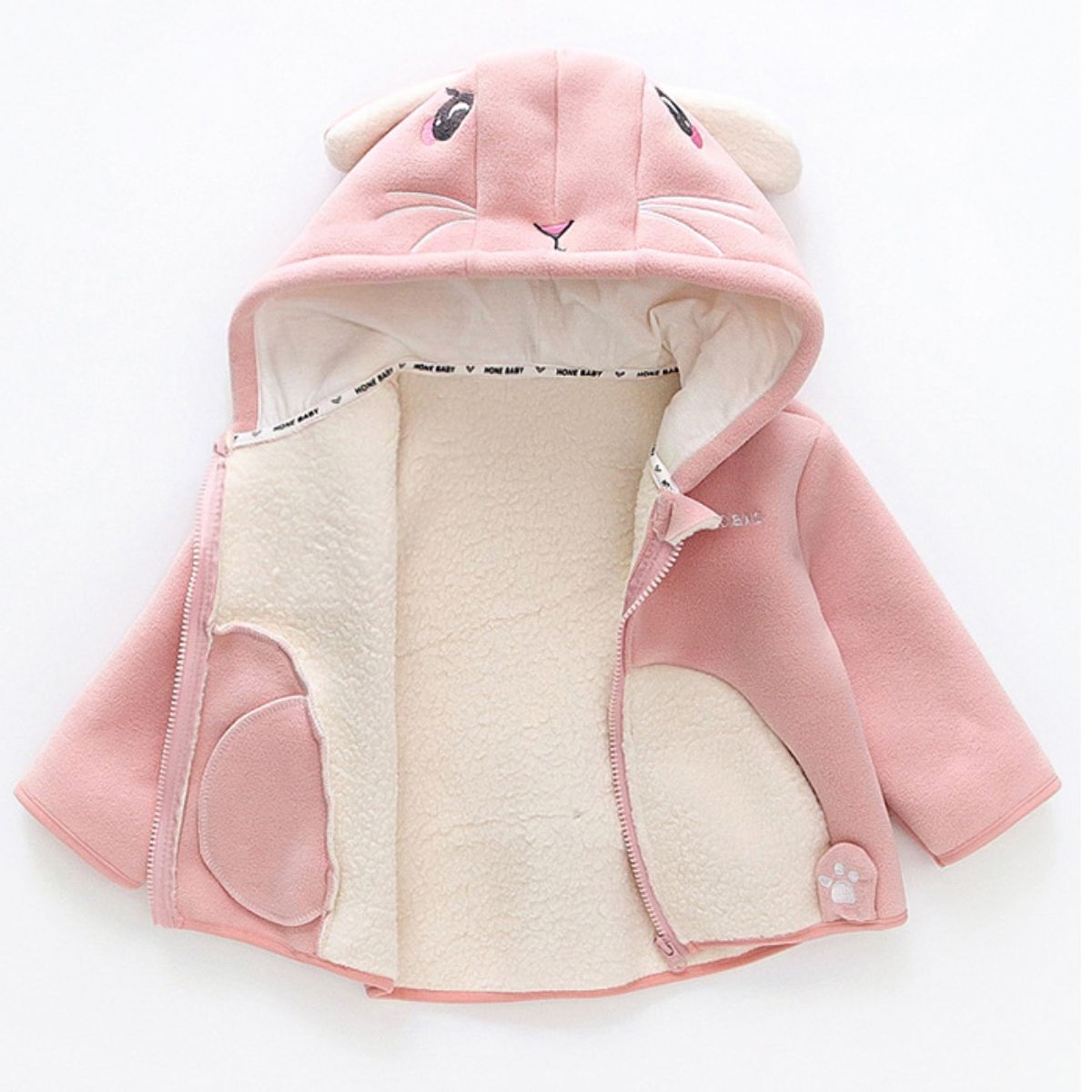 Children's fleece jackets, children's clothing, boys and girls' clothes, plush and thickened baby autumn clothing