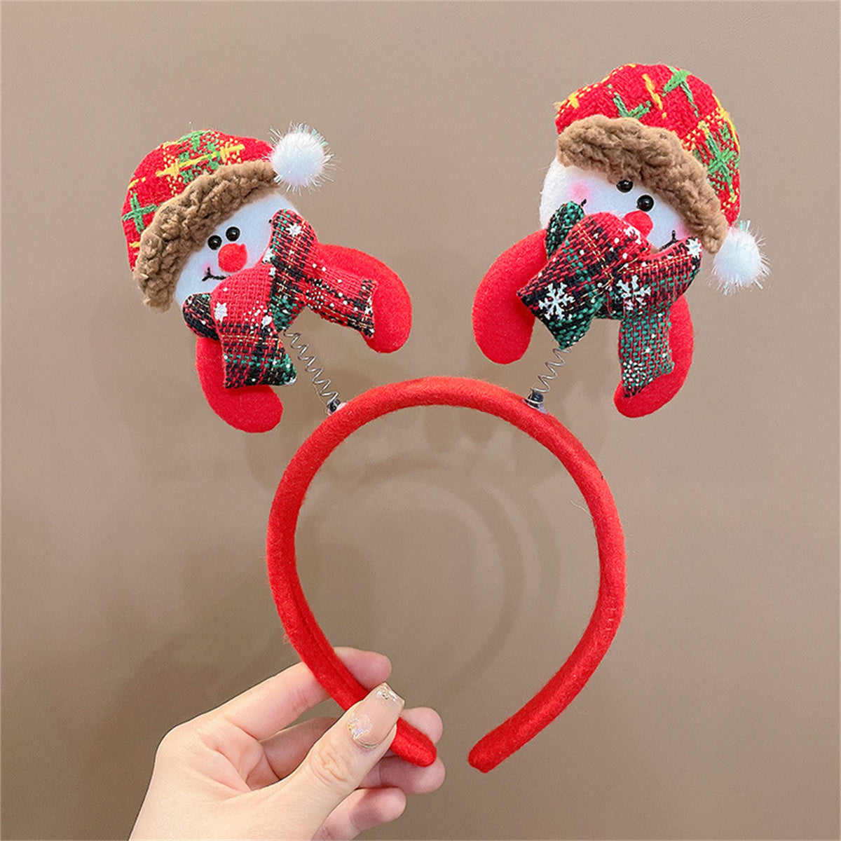 Children's Christmas cute funny style Christmas tree elastic shaking headband