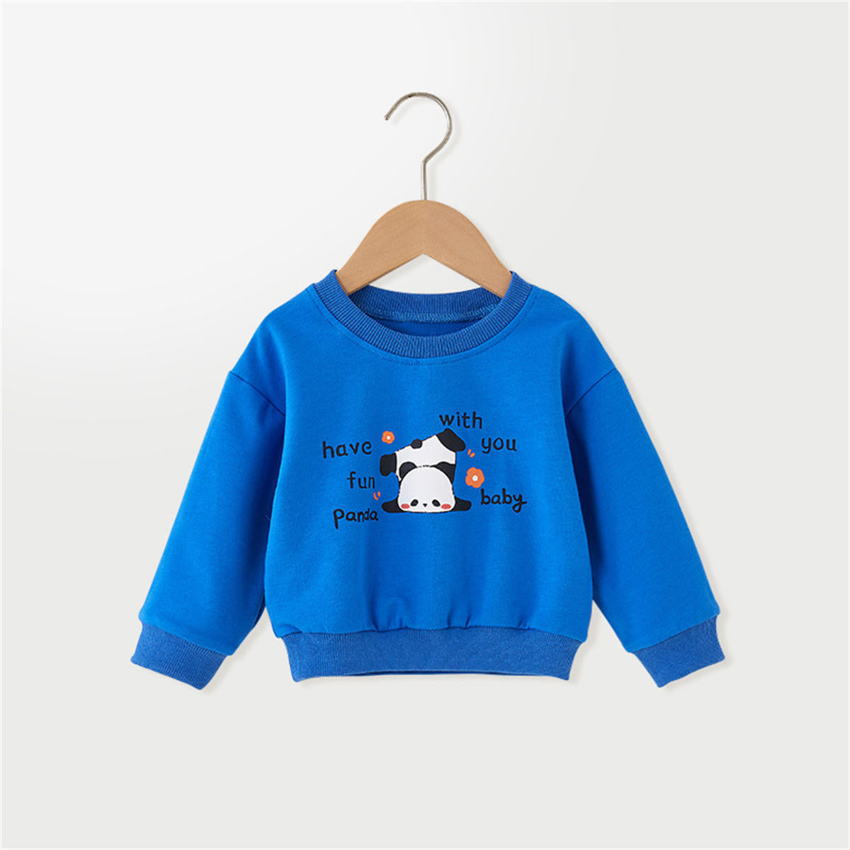 Infant cartoon spring and fall long-sleeved sweater