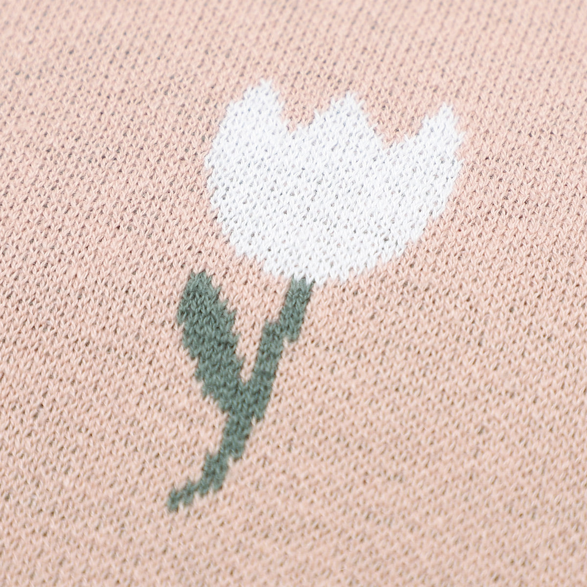 Baby knitted blanket cover