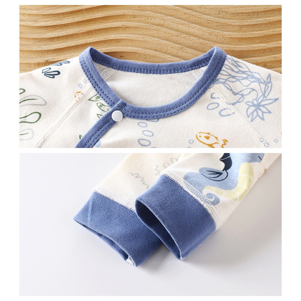 Baby Cotton Warm Long Sleeve Pants T-shirt Set